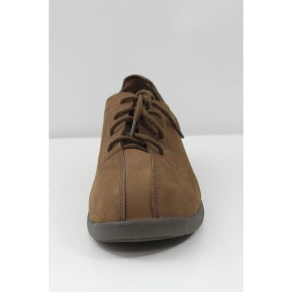 Crocs Men Shoes Venture Loafer Casual Lace Up Nubuck Leather Brown Size 10 - Picture 6 of 15